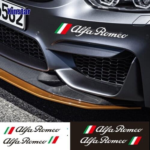 2pcs Car Body Sticker For Alfa Romeo Giulia Giulietta 159 156 MITO Stelvio 147 Sportiva Auto Accessories