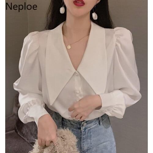 Женские рубашки оверсайз Neploe China At AliExpress