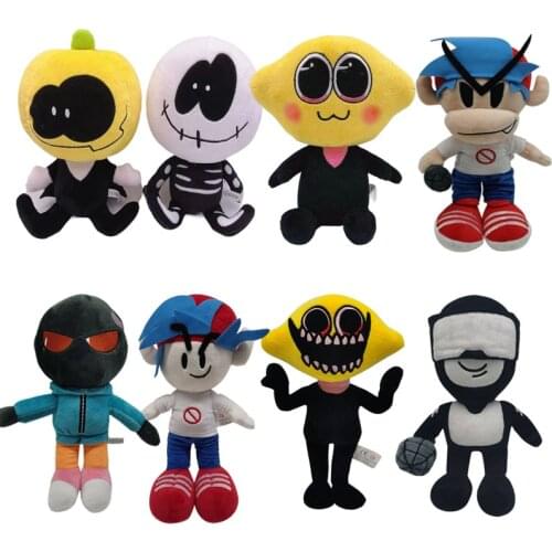 New Friday Night Funkin Plush Toys Hot Game Spooky Month Skid and Pump Soft Stuffed Dolls Children Gift