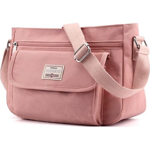 2020 New Women Handbags Soft Large Capacity Casual Tote Bag High Quality Female Nylon Messenger Shoulder Bag Female Sac A Main