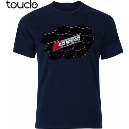 Newest Fashion Hot Sale 100% cotton Harajuku Funny Men T Shirts Rs6 Sline A3 A4 A5 A6 A7 FSI TFSI Fan Tee Shirt