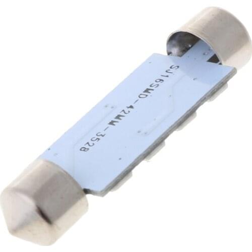 New 41mm 16 LED 3528 SMD Car Interior White Dome Light Lamp Bulb N84F