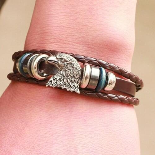 CIBOCIBO New Bracelet Men 2021 Luxury Vintage Leather Braided Bracelet Men High Quality Classic Gift Friendship Pulsera Hombre