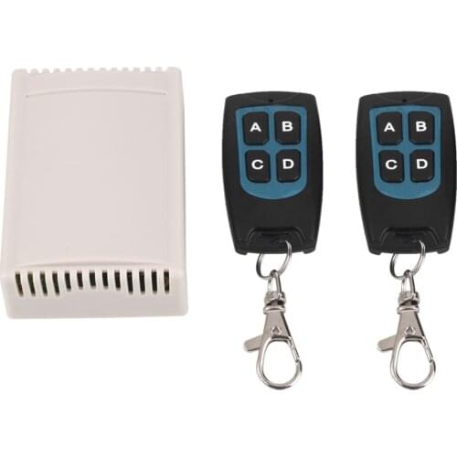 MVpower DC 12V 4CH Channel RF Wireless Remote Control 315MHz Relay Switch 2 Transceiver