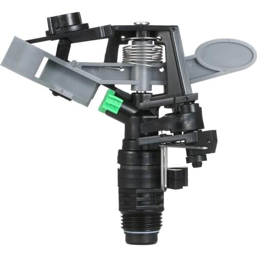 2pcs 1/2 Inch Angle Adjustable Impact Sprinkler Angle Irrigation Garden Sprinkler Rotating Nozzle for Lawn Yard Garden Watering