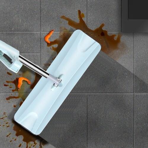 Wet Dry Usage Microfiber Mop house Spin Replacement Free Flat Hand Washing floors cleaning Pad Tool Home Kitchen Lazy Cleaner