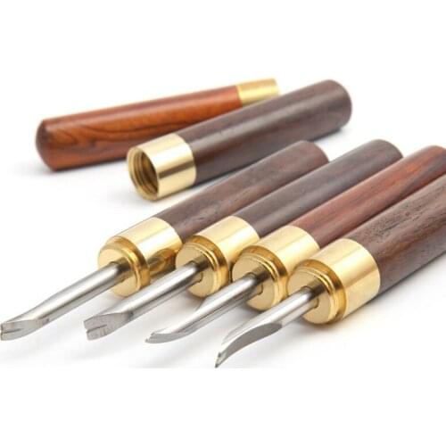 Sandalwood edge trimmer Aige DIY Hand Leather Tool leather surface dressing vegetable tanned leather edge trimmer