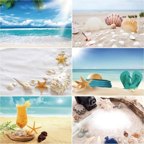 Summer Sea Ocean Seabed Seaside Beach Sky Cloud Wave Nature Scenery Backdrop Vinyl Photography Background For Photo Studio Shoot