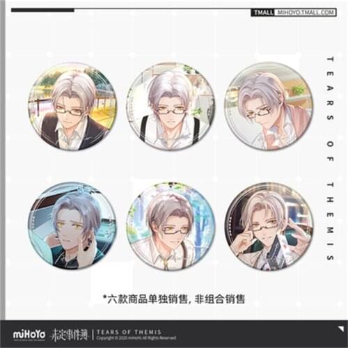 Love Game Tears of Them Heartbeat Commemorative Series Tinplate Badge Mo Yi Style Genuine Spot Exquisite Birthday Holiday Gift