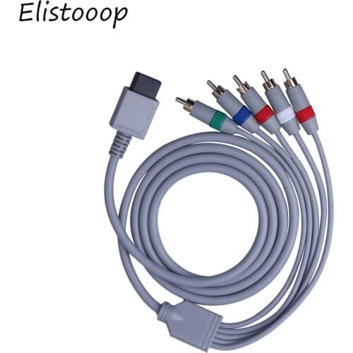 1080P Component 5RCA AV AUDIO VIDEO HD TV Cable Cord For Nintend Wii HDTV Audio Video AV Game Adapter Video Cable