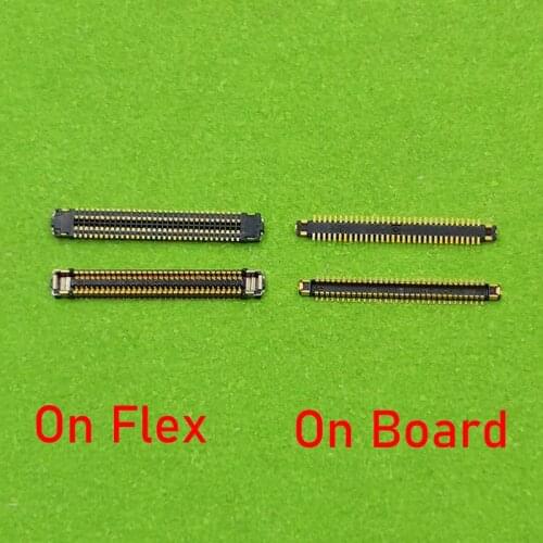 64 Pin LCD Display FPC Connector On Board For Samsung Galaxy S8 G9500 G950 U A V T S8 Plus S8+ G950 G955 G9550 G950F Screen Flex