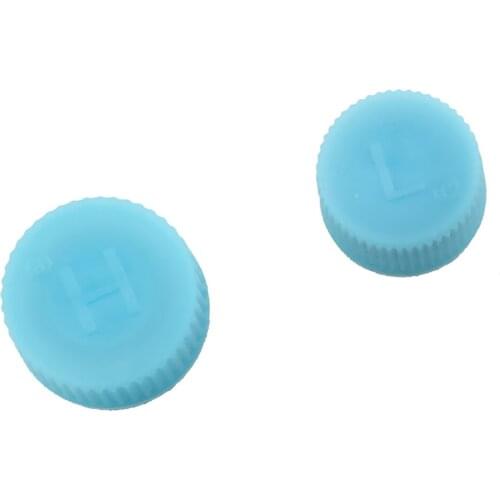 2 Pieces AC Hi Low Side Charging Port Service Valve Fitting Caps R134a R12 Excellent Quality A/C Function