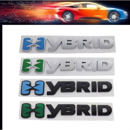 3D Premium HYBRID X car Engine Hood Fender trunk Tail Rear Bonnet Nameplate Decal Emblem Badge Sticker for ESCALADE TAHOE YUKON