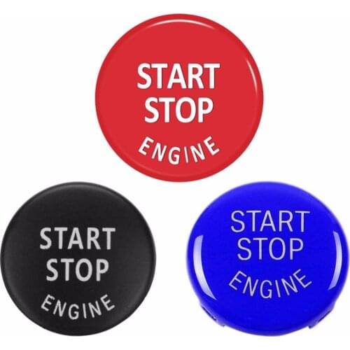 Auto Car Start Stop Engine Key Accessories Switch Decoration Engine Button Replace Cover for BMW X5 E70 X6 E71 3Series E90 E91