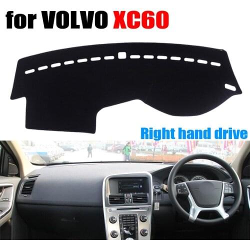 Car dashboard covers mat for VOLVO XC60 all the years Right hand drive dashmat pad dash cover auto dashboard accessories