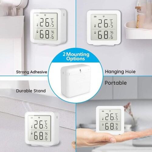 Wireless Thermometer Sensor Outdoor Meter Hygrometer Temperature Indoor Digital Humidity Detecto With LCD Display Support Alexa