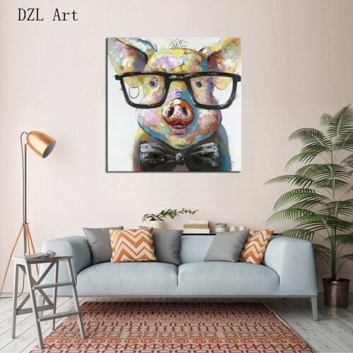 1 Piece Living Room Bedroom Modern Home Art Decoration Pigs lovely Canvas Painting,Wall Painting,Modern Paintings,Wall Canvas