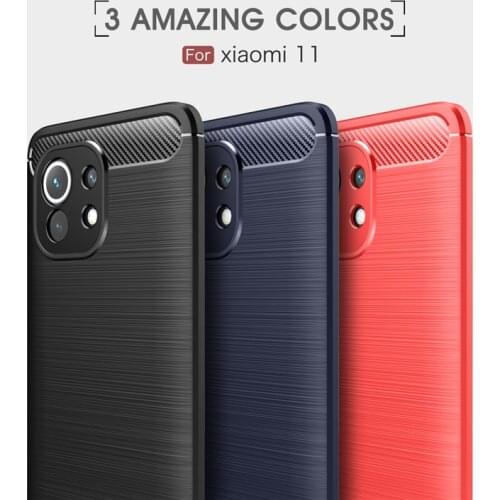 For Xiaomi Mi 11 Case Silicone Shell Soft Fundas Rubber Protective Case For Xiaomi Mi 11 Cover For Xiaomi Mi 11 Case