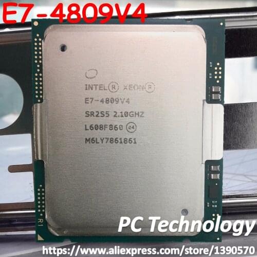 E7-4809V4 Original Intel XEON OEM version E7 4809V4 2.10GHZ 8-Core 20MB SmartCache 115W E7 4809 V4 LGA2011-3 free shipping