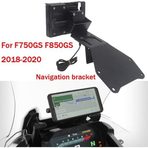 F750 F850 GS For BMW F850GS F750GS 2018 2019 2020 Motorcycle Accessories Phone Stand Holder GPS Navigation bracket USB charging