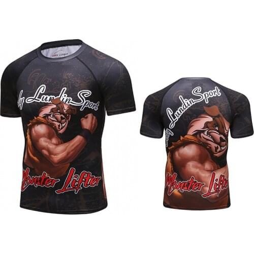 Jogging Tshirt Running Round-Neck Rashguard Cody Lundin Bicycle Mens Digital Printed Tops