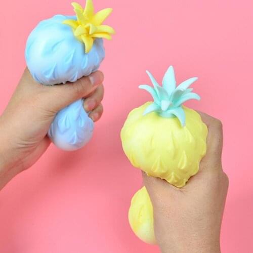 Squeeze Toy Eco-friendly Fruit Shape TPR Simulation Stress Relief Vent Toy for Home