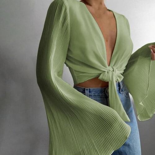 Ipomoea Blouses With Sleeves