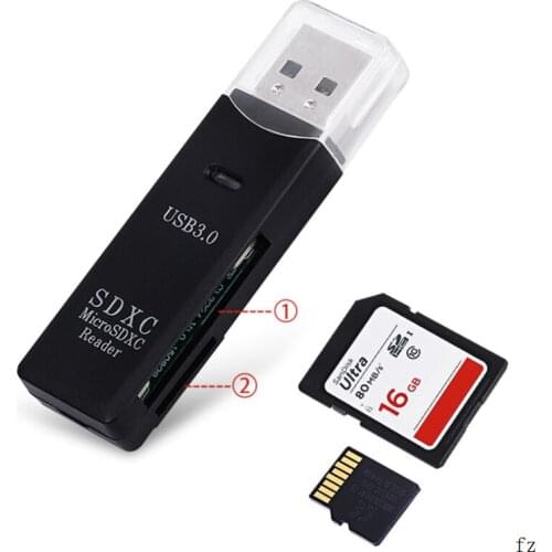 500 Pcs Micro SD Card Reader Multi in 1 USB 3.0 TF Card Reader Adapter up to 5Gbps SD Card Reader Adapter for PC Laptop Notebook