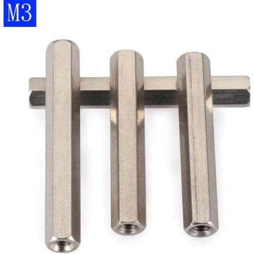 M3 303 Stainless steel Threaded Hex Double Pass Spacer Column Support PCB Board