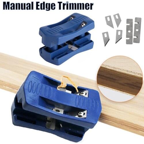 Edge Banding Trimmer with Carbon Steel Blades for Plastic PVC Plywood Melamine Cutter Manual Trimming Woodworking Tools