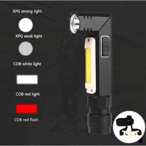 Suchme LED Car Repair Multi-function Pen-shaped Flashlight Strong Light USB Charge Anti-falling Tail Magnet Adsorption Work Bulb