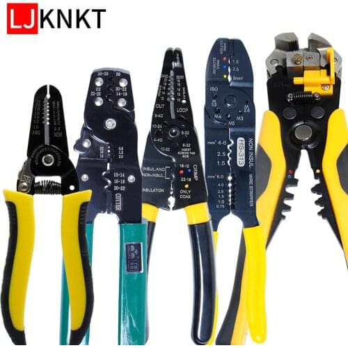 Multifunctional fitter Terminal Pliers Line Stripper Knife Cable Forceps small universal wire Hand tool Crimping Functional Mini