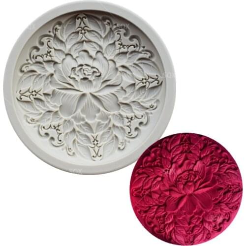 New High Quality Lace Shape Fondant Cake Baking Molds,Moule Silicone,Cake Decorating Tools Pastry Tools MR65