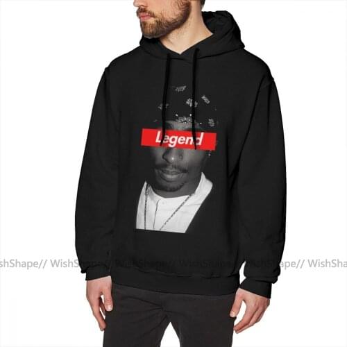 Nwa Hoodie TUPAC LEGEND DESIGN Hoodies Cool Warm Pullover Hoodie Cotton Oversize Blue Men Long Length Outdoor Hoodies