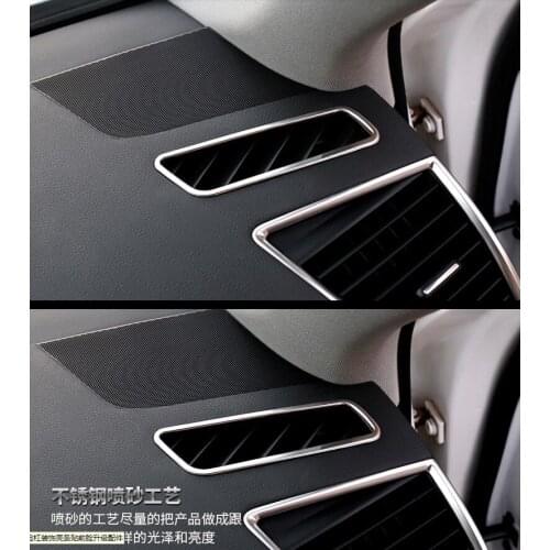 Fit for Audi Q5 09-17 central control console air conditioning outlet decorative frame, new car interior accessories modified