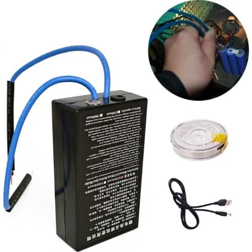 Handheld Spot Welder Portable Spot Welding Machine for 18650 Battery Plate Spot Welder with Nickel Sheet for DIY Use