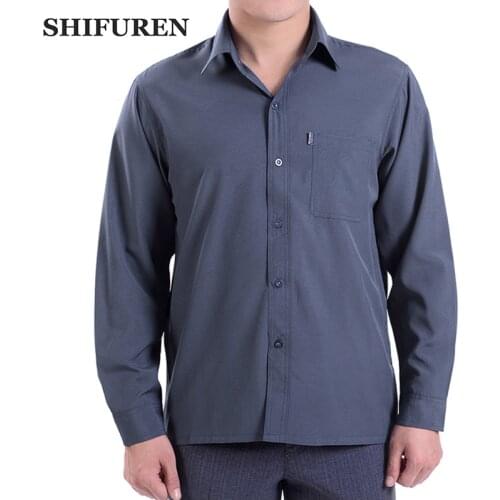 Мужские приталенные рубашки SHIFUREN China At AliExpress