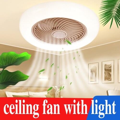 Modern Ceiling Fan with Lights Remote Control Ceiling Light Fan Lamp for Bedroom Dining Room 110v/220v LED Ventilador De Techo