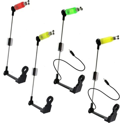 LED Carp Fishing Swinger Stainless Steel Fishing Swing Bite Indicator Hanger for Fishing Bite Alarm Indicator