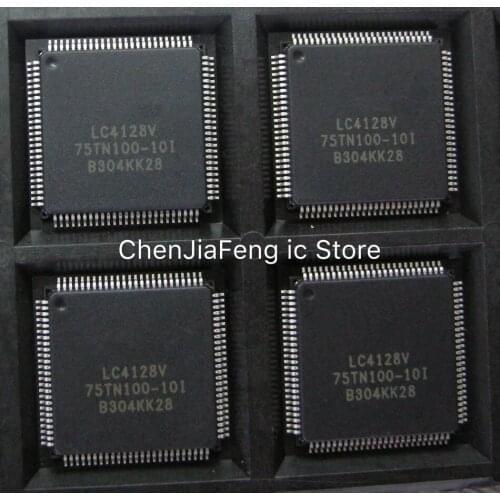 2PCS~10PCS/LOT LC4128V-75TN100-10I LC4128V-75T100-10I LC4128V QFP100 New original