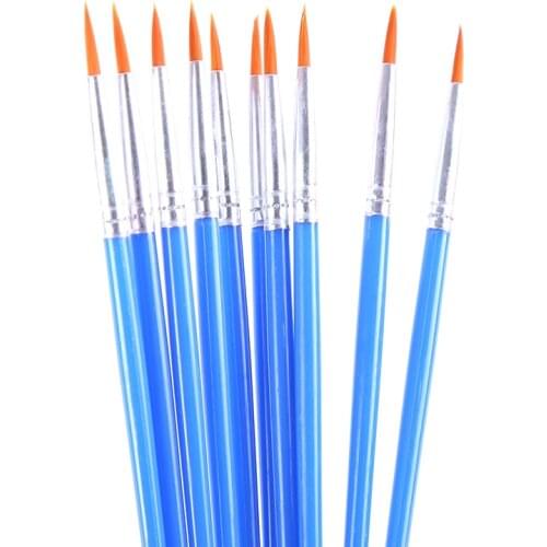 20Pcs Hand Painted Thin Hook Line Pen Art Supplies Drawing Art Pen Paint Brush Set Nylon Brush Acrylic Painting Brushes