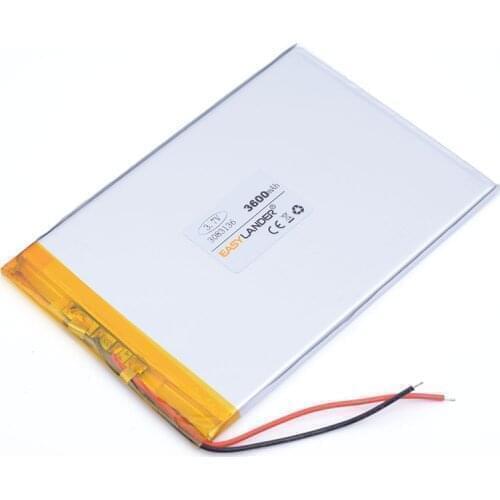 3083136 3.7v tablet battery 3600mah li-ion rechargeable battery for medical device or POS video game IPAQ MID laptop DVD