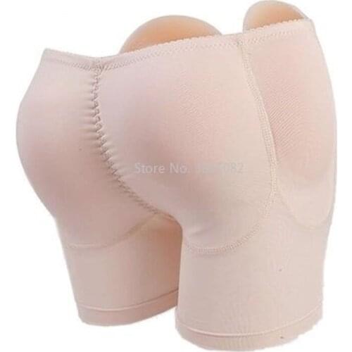 4PCS Silicone Pads /Sponge Pads/Buttocks Pad Panties Hip Push Up Crossdresser Panty With 4 Pockets Butt Inserts Crossdresser