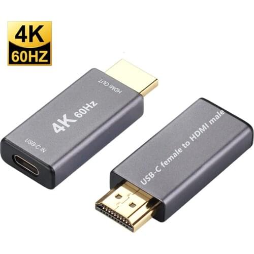 4K@60Hz USB C to HDMI Female to Male Adapter Converter With Type-c 4K PD video cable for MacBook Pro 2019/2018/2017 MacBook Air