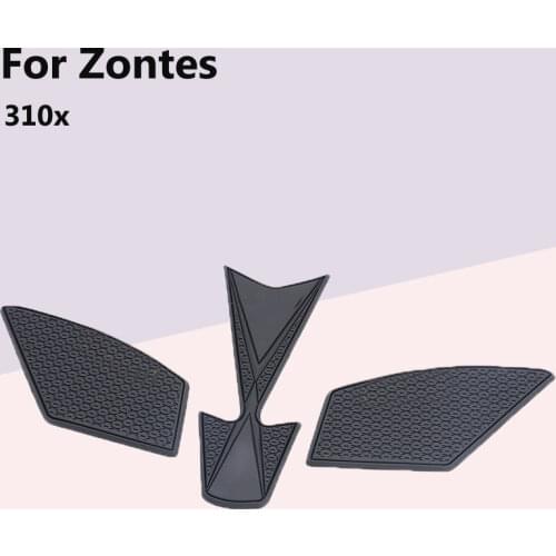 For ZONTES Shengshi Motorcycle Accessories 310X Fuel Tank Protection Stickers Scratch-proof Glue Heat Insulation Glue Fish Bone