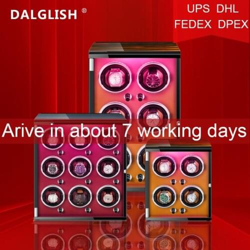 Automatic Watch Winder Box Uhrenbeweger Mechanical Display 4/6/9 Slots Male watch Automatic