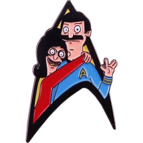 Bob and Linda Couple Love Enamel Pin Who doesn't want a love like theirs