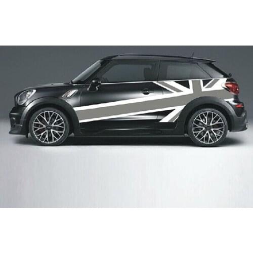 British flag Car styling FOR Mini Cooper Jack R55/R56R57/R58/R60/R61/F56 Car Door Union Car color change film free shipping