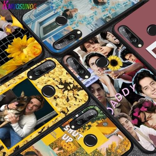 For Huawei P40 P30 P20 Pro Lite E Plus 5G Bright Black Phone Case Riverdale Cole Sprouse For Huawei P10 P9 P8 Lite Cover
