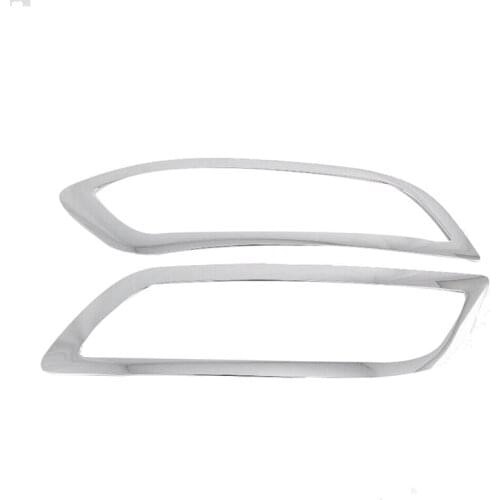 For Hyundai Venue 2019 2020 Chrome Front Fog Light Lamp Cover Trim Decoration Frame Bezel